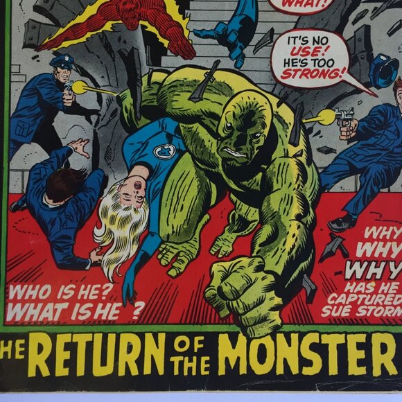 Fantastic Four #124 (Jul 1972, Marvel) - Picture 5 of 10
